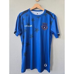 Kelme Kosovo National Team Jersey 2018/19 Blue Stars Kit Men’s Small FFK Soccer